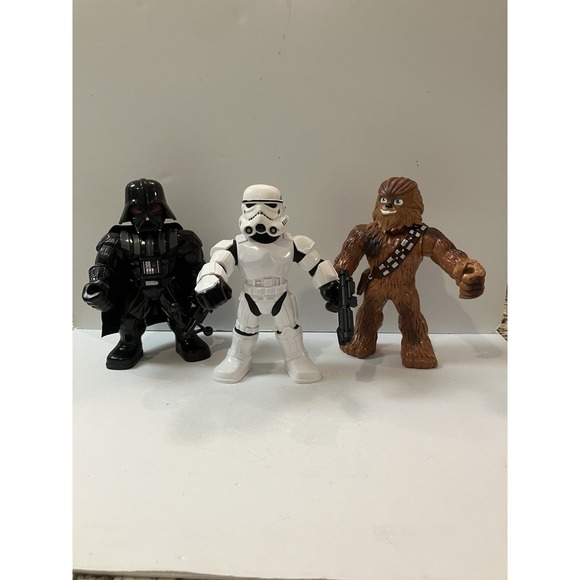 Hasbro Other - Star Wars Mega Mighties Galactic Heroes Chewbacca, Darth Vader, Stromtrooper